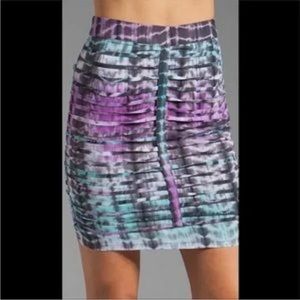 NEW ! LOVERS + FRIENDS Tie Dye Mini Skirt Size XS